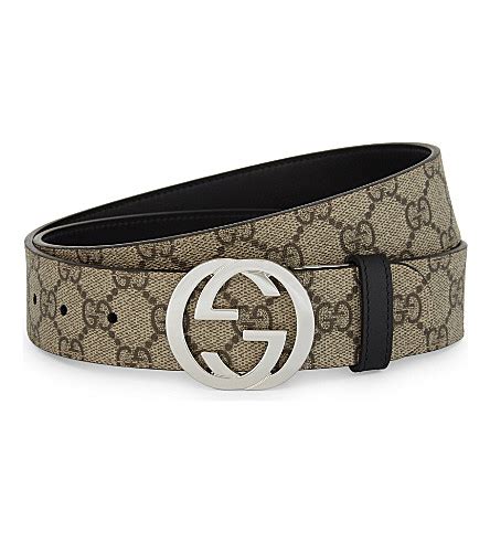 gucci supreme belt selfridges|selfridges gucci loafers.